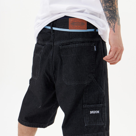 imagem Bermuda Jeans Carpinteiro Estonada Streetwear Premium BAZON